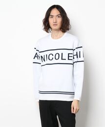 HIDEAWAYS NICOLE | ダブルジャカードロゴニット(ニット/セーター)