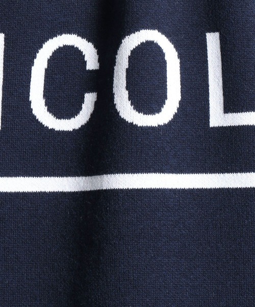 HIDEAWAYS NICOLE（ハイダウェイニコル）の「ダブルジャカードロゴニット（ニット/セーター・メンズ・ホワイト×ネイビー/ネイビー×ホワイト・LARGE/MEDIUM/X-LARGE）」の11枚目の写真