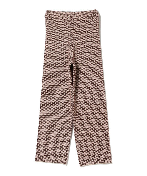 BEAMS LIGHTS（ビームスライツ）の「BEAMS LIGHTS / 9ゲージ ジャガード ニット パンツ（その他パンツ・レディース・ネイビー/ワイン・ONE SIZE）」の19枚目の写真