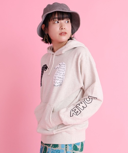 didizizi（ディディジジ）の「HOMEY　フーディ（パーカー・レディース・ベージュ/グリーン・FREE）」の21枚目の写真