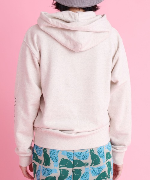 didizizi（ディディジジ）の「HOMEY　フーディ（パーカー・レディース・ベージュ/グリーン・FREE）」の5枚目の写真