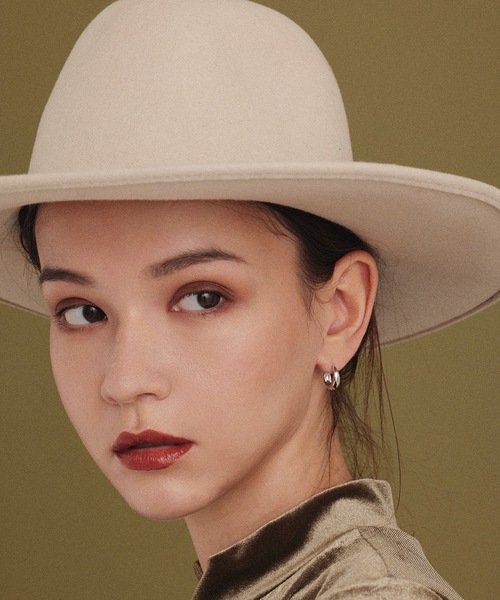 CENE(セネ)の「【CENE】セネ/ドロップフープピアス(ピアス(両耳用)・レディース・シルバー/ゴールド・FREE)」の7枚目の写真