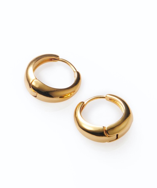 CENE(セネ)の「【CENE】セネ/ドロップフープピアス(ピアス(両耳用)・レディース・シルバー/ゴールド・FREE)」の12枚目の写真