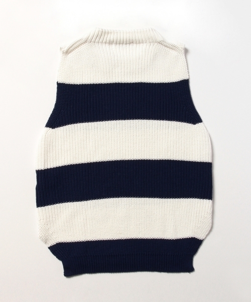 Ray BEAMS(レイビームス)の「Ray BEAMS / サイドスリット ボトルネック(ニット/セーター・レディース・オフホワイト/ネイビー/その他1・ONE SIZE)」の15枚目の写真