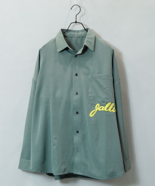 GALLIS ADDICTION(ガリスアディクション)の「GA SOUVENIR L/S SHIRT/スーベニア 長袖シャツ(シャツ/ブラウス・メンズ・ブラック/ライトグリーン/ライトベージュ・FREE)」の11枚目の写真