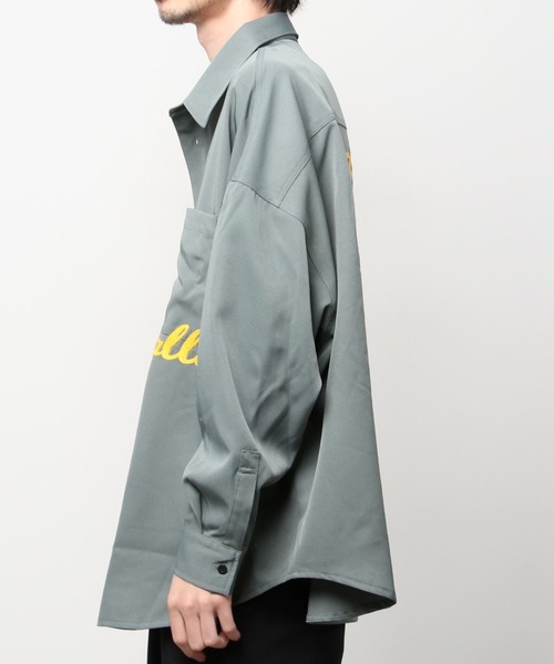 GALLIS ADDICTION(ガリスアディクション)の「GA SOUVENIR L/S SHIRT/スーベニア 長袖シャツ(シャツ/ブラウス・メンズ・ブラック/ライトグリーン/ライトベージュ・FREE)」の10枚目の写真