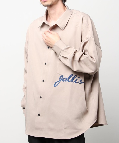 GALLIS ADDICTION(ガリスアディクション)の「GA SOUVENIR L/S SHIRT/スーベニア 長袖シャツ(シャツ/ブラウス・メンズ・ブラック/ライトグリーン/ライトベージュ・FREE)」の12枚目の写真