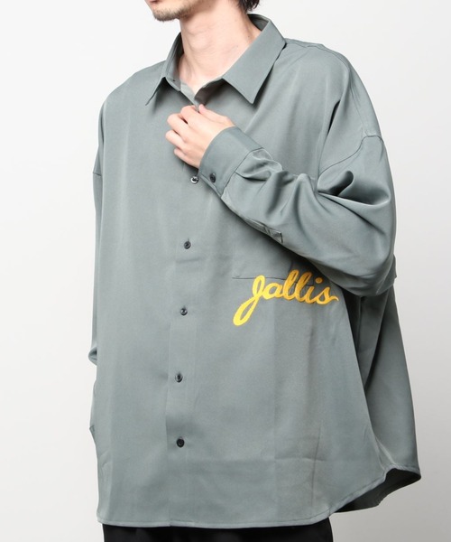 GALLIS ADDICTION(ガリスアディクション)の「GA SOUVENIR L/S SHIRT/スーベニア 長袖シャツ(シャツ/ブラウス・メンズ・ブラック/ライトグリーン/ライトベージュ・FREE)」の16枚目の写真
