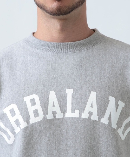 URBAN ISLAND SOCIETY(アーバンアイランドソサエティ)の「【URBAN ISLAND SOCIETY(アーバンアイランドソサエティ)】ヘビークルースウェット(スウェット・メンズ・グレー/オフホワイト・MEDIUM/LARGE)」の7枚目の写真