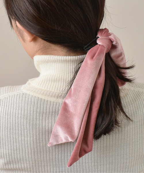 セール】ベロアリボンヘアゴム（ヘアゴム）｜Monocoro toppi