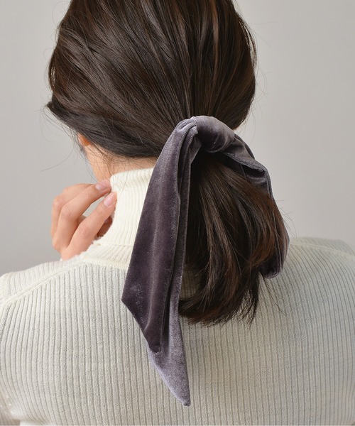 セール】ベロアリボンヘアゴム（ヘアゴム）｜Monocoro toppi