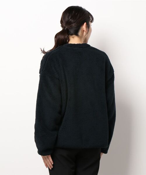 note et silence （ノートエシロンス）の「【 AMB100貨 】ALWE SHEEP-FLEECE  JACKET（テーラードジャケット・レディース・キナリ/ブラック・FREE）」の6枚目の写真