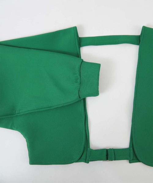 miette（ミエット）の「バックベルトアームボレロ（カーディガン/ボレロ・レディース・ブラック/オレンジ/グリーン/ブルー/オフホワイト/レッド/ライトブルー・FREE）」の17枚目の写真