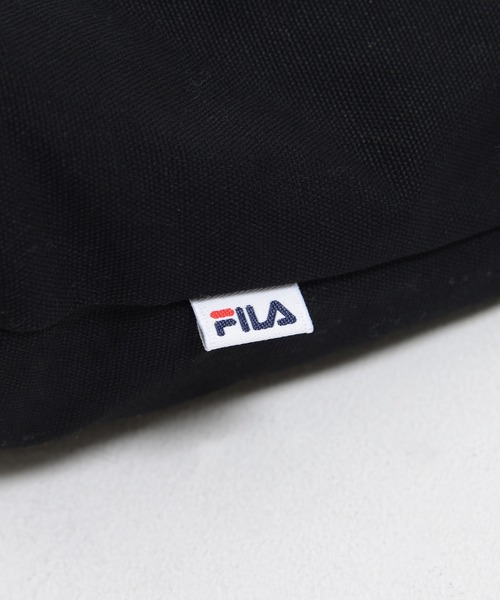 FILA(フィラ)の「FILA フィラ 筆記体 ブランド ロゴ 刺繍 キャンバス ミニ ショルダーバッグ(ショルダーバッグ・レディース・ブラック/ベージュ/オフホワイト/オリーブ・FREE)」の6枚目の写真
