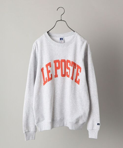 Russell Athletic（ラッセルアスレティック）の「【WEB限定/SHIPS別注】RUSSELL ATHLETIC: ビッグシルエット カレッジ プリント スウェット (トレーナー) 22SS（スウェット・メンズ・オフホワイト/グレー/ライトグレー/グリーン/ベージュ・MEDIUM/SMALL/LARGE/X-LARGE）」の3枚目の写真