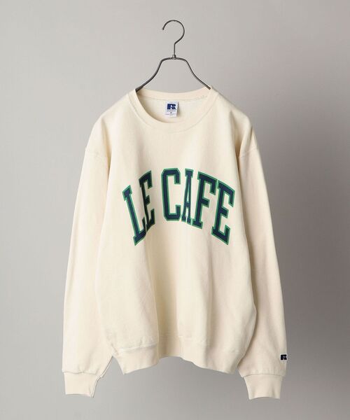 Russell Athletic（ラッセルアスレティック）の「【WEB限定/SHIPS別注】RUSSELL ATHLETIC: ビッグシルエット カレッジ プリント スウェット (トレーナー) 22SS（スウェット・メンズ・オフホワイト/グレー/ライトグレー/グリーン/ベージュ・MEDIUM/SMALL/LARGE/X-LARGE）」の22枚目の写真