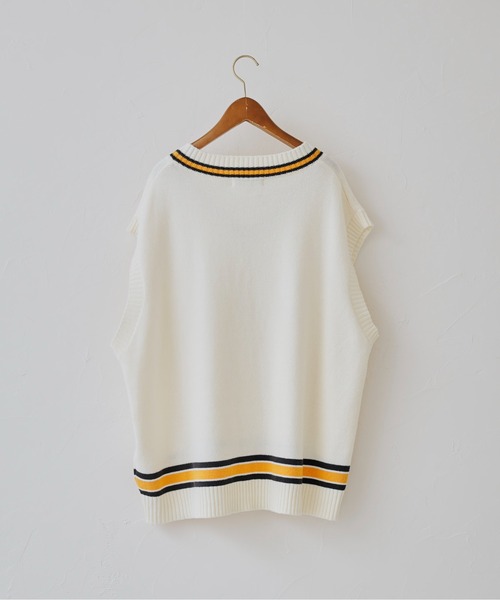 U.S. POLO ASSN.（ユーエスポロアッスン）の「アーガイル/チルデン ニットベスト（ベスト・メンズ・グリーン系その他/アイボリー/ネイビー/イエロー/ブルー/グリーン・FREE）」の12枚目の写真