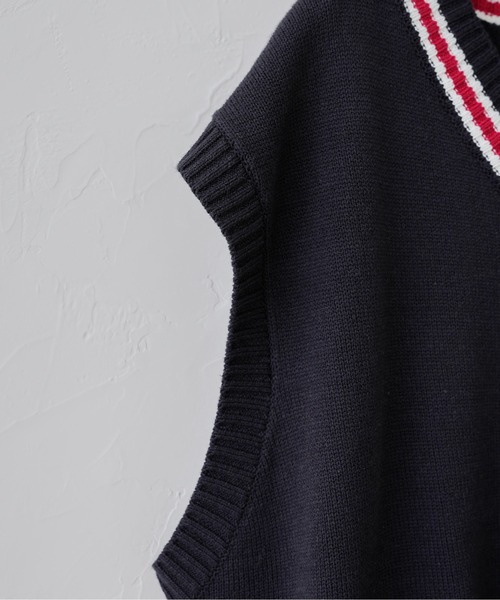 U.S. POLO ASSN.（ユーエスポロアッスン）の「アーガイル/チルデン ニットベスト（ベスト・メンズ・グリーン系その他/アイボリー/ネイビー/イエロー/ブルー/グリーン・FREE）」の16枚目の写真