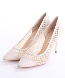 【SEVEN TWELVE THIRTY】スティレットヒールメッシュパンプス