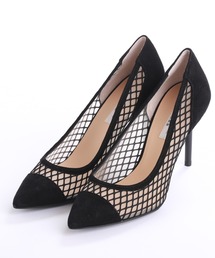 【SEVEN TWELVE THIRTY】スティレットヒールメッシュパンプス