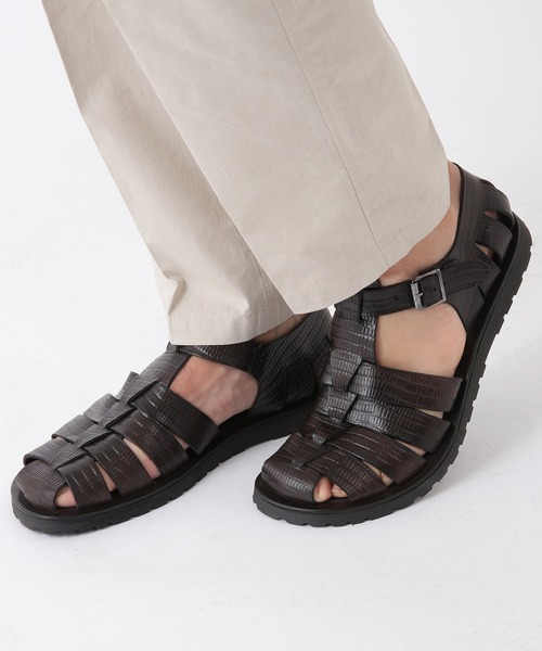 MEN'S BIGI（メンズビギ）の「Nuovo Nicar×MENSBIGIグルカサンダル（サンダル・メンズ・ホワイト系その他/ブラウン/ブラック・03/02）」の3枚目の写真