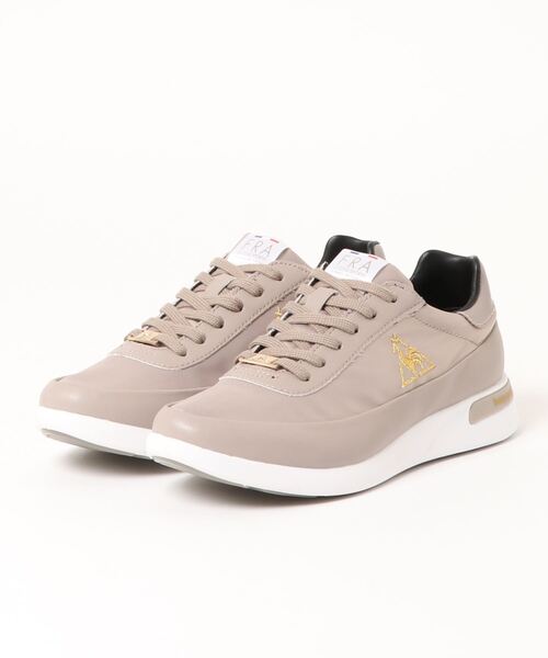 le coq sportif(ルコックスポルティフ)の「《le coq sportif》LA セーヴル(スニーカー・レディース・ホワイト/グレイッシュベージュ/ブラック・25.0cm/24.5cm/24.0cm/23.0cm/23.5cm/22.5cm)」の3枚目の写真