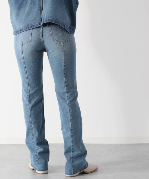 cepo（セポ）の「ビューティーフレアーデニムパンツ（デニムパンツ・レディース・ブルー系2/ブルー系3/ブラック/ネイビー・S/M/L）」の17枚目の写真