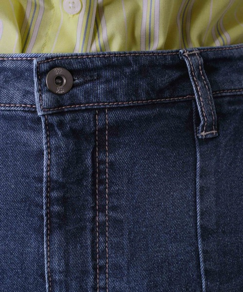 cepo（セポ）の「ビューティーフレアーデニムパンツ（デニムパンツ・レディース・ブルー系2/ブルー系3/ブラック/ネイビー・S/M/L）」の8枚目の写真