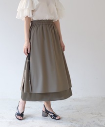 La SRIC | La SRIC / サイドボタンレイヤードSK(スカート)