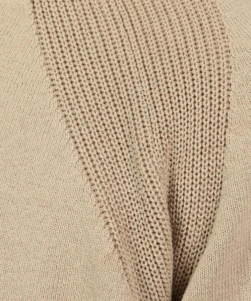 TOMORROWLAND （トゥモローランド）の「コットン デザインクルーネック（ニット/セーター・メンズ・ネイビー/ブルー/キャメル/シャーベット・S/M）」の12枚目の写真