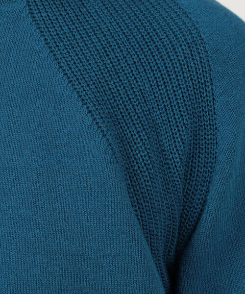 TOMORROWLAND （トゥモローランド）の「コットン デザインクルーネック（ニット/セーター・メンズ・ネイビー/ブルー/キャメル/シャーベット・S/M）」の14枚目の写真