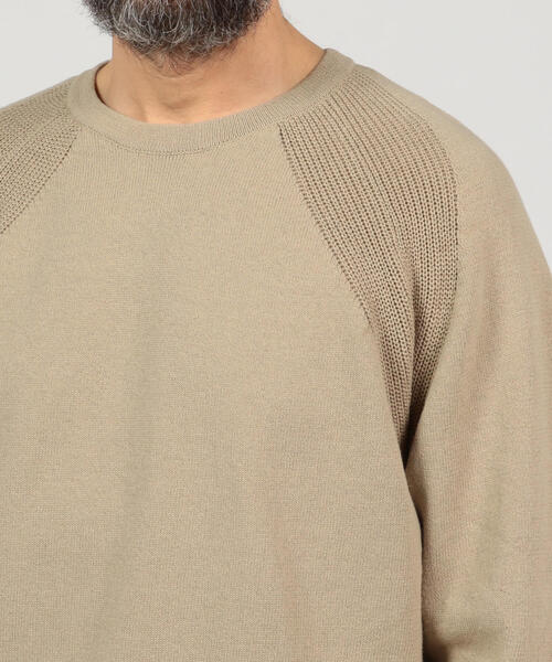 TOMORROWLAND （トゥモローランド）の「コットン デザインクルーネック（ニット/セーター・メンズ・ネイビー/ブルー/キャメル/シャーベット・S/M）」の16枚目の写真