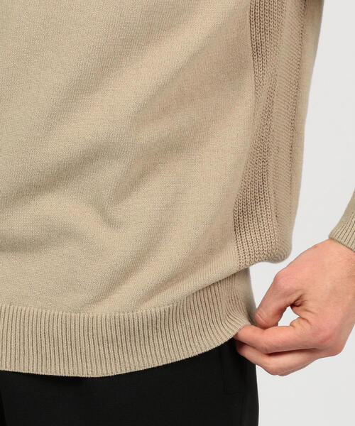 TOMORROWLAND （トゥモローランド）の「コットン デザインクルーネック（ニット/セーター・メンズ・ネイビー/ブルー/キャメル/シャーベット・S/M）」の18枚目の写真