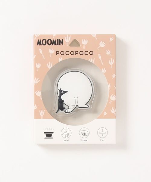 MOOMIN(ムーミン)の「MOOMIN/ムーミン ダイカットソフト POCOPOCO スマフォスタンド(スマホグッズ・レディース・レッド/ホワイト・ONE SIZE)」の3枚目の写真