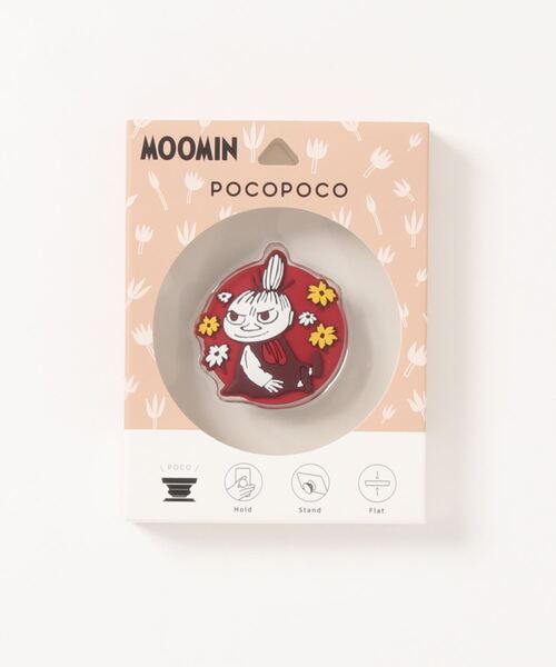 MOOMIN(ムーミン)の「MOOMIN/ムーミン ダイカットソフト POCOPOCO スマフォスタンド(スマホグッズ・レディース・レッド/ホワイト・ONE SIZE)」の4枚目の写真