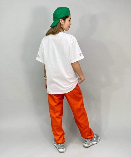 RVCA（ルーカ）の「【ZOZOタウン限定アイテム】RVCA/ルーカ  ビッグシルエット  カレッジ風ビッグロゴTシャツ  BC043-P02（Tシャツ/カットソー・レディース・ホワイト/ブラック/ネイビー/グリーン・M/L）」の9枚目の写真