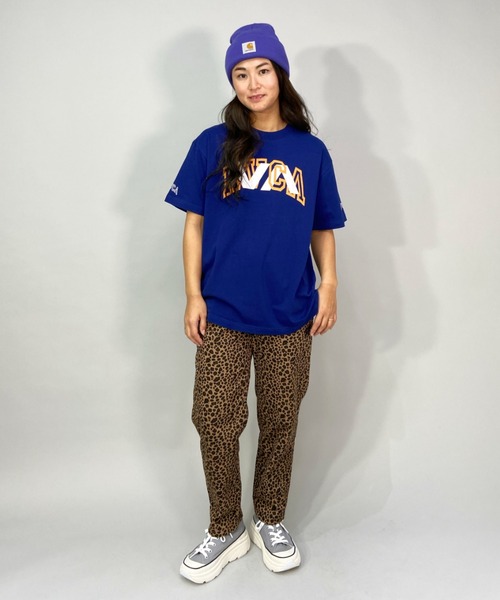 RVCA（ルーカ）の「【ZOZOタウン限定アイテム】RVCA/ルーカ  ビッグシルエット  カレッジ風ビッグロゴTシャツ  BC043-P02（Tシャツ/カットソー・レディース・ホワイト/ブラック/ネイビー/グリーン・M/L）」の22枚目の写真