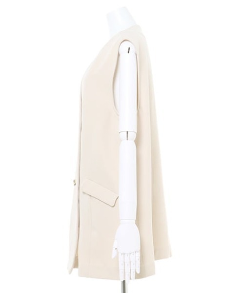 MLI'A（エムリア）の「ダブルボタンジレ（ベスト・レディース・ブラック/ライトベージュ/ライトグリーン/チェック・M）」の15枚目の写真