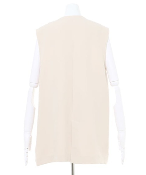 MLI'A（エムリア）の「ダブルボタンジレ（ベスト・レディース・ブラック/ライトベージュ/ライトグリーン/チェック・M）」の16枚目の写真