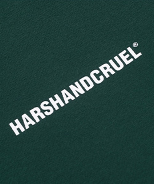 HARSH AND CRUEL（ハーシュアンドクルーエル）の「ロゴプリント プルオーバーパーカー HC22SS12【Harsh and Cruel】（パーカー・メンズ・グリーン・S/L/M/XL）」の15枚目の写真