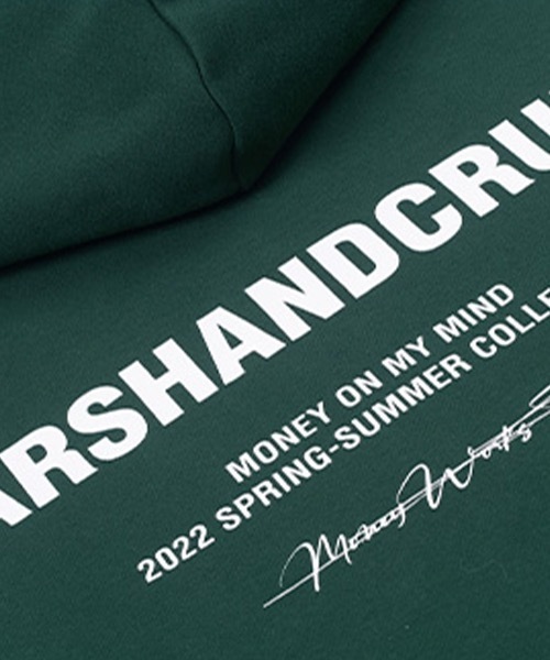 HARSH AND CRUEL（ハーシュアンドクルーエル）の「ロゴプリント プルオーバーパーカー HC22SS12【Harsh and Cruel】（パーカー・メンズ・グリーン・S/L/M/XL）」の16枚目の写真