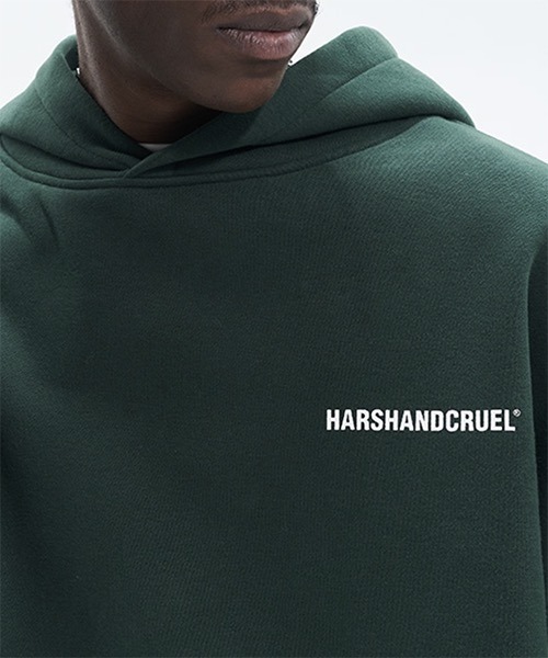 HARSH AND CRUEL（ハーシュアンドクルーエル）の「ロゴプリント プル