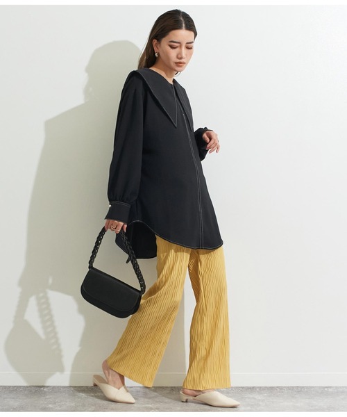 Settimissimo（セッティミッシモ）の「デザインハンドル2WAYバッグ（ハンドバッグ・レディース・グリーン/ブラック/イエロー・FREE）」の18枚目の写真