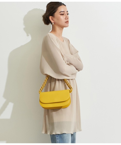 Settimissimo（セッティミッシモ）の「デザインハンドル2WAYバッグ（ハンドバッグ・レディース・グリーン/ブラック/イエロー・FREE）」の15枚目の写真