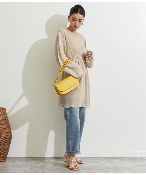 Settimissimo（セッティミッシモ）の「デザインハンドル2WAYバッグ（ハンドバッグ・レディース・グリーン/ブラック/イエロー・FREE）」の14枚目の写真