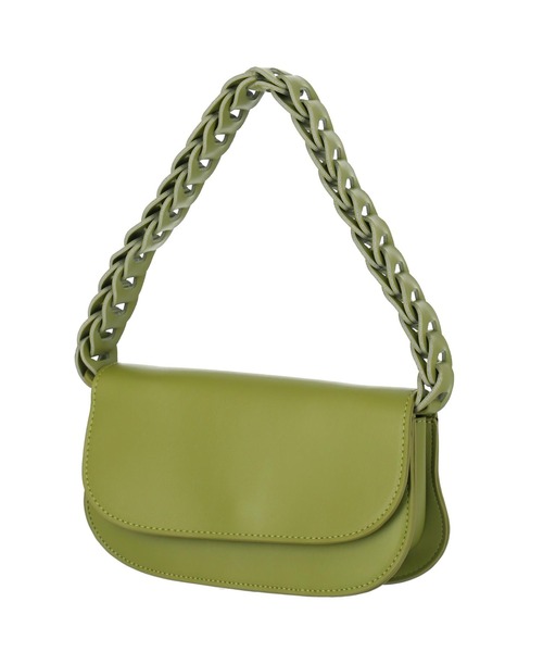 Settimissimo（セッティミッシモ）の「デザインハンドル2WAYバッグ（ハンドバッグ・レディース・グリーン/ブラック/イエロー・FREE）」の12枚目の写真