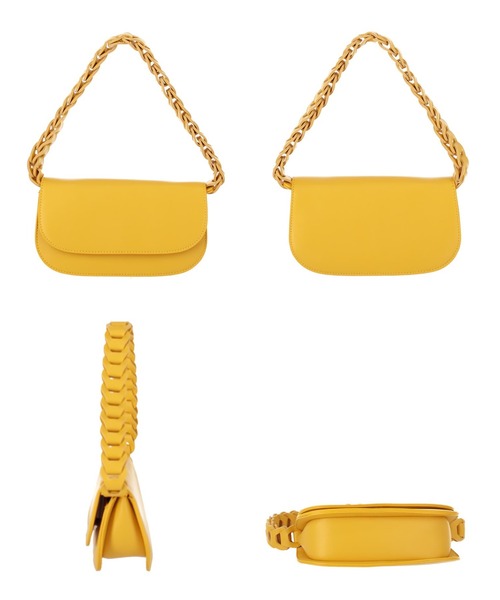 Settimissimo（セッティミッシモ）の「デザインハンドル2WAYバッグ（ハンドバッグ・レディース・グリーン/ブラック/イエロー・FREE）」の8枚目の写真