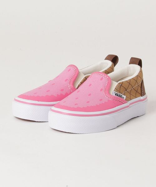 Vans ヴァンズ Slip On 14 21 キッズ スリッポン V98cs Icc Pink White スニーカー Vans バンズ のファッション通販 Zozotown Vans ヴァンズ Slip On 14 21 キッズ スリッポン V98cs Icc Pink White スニーカー Vans バンズ のファッション通販 Zozotown
