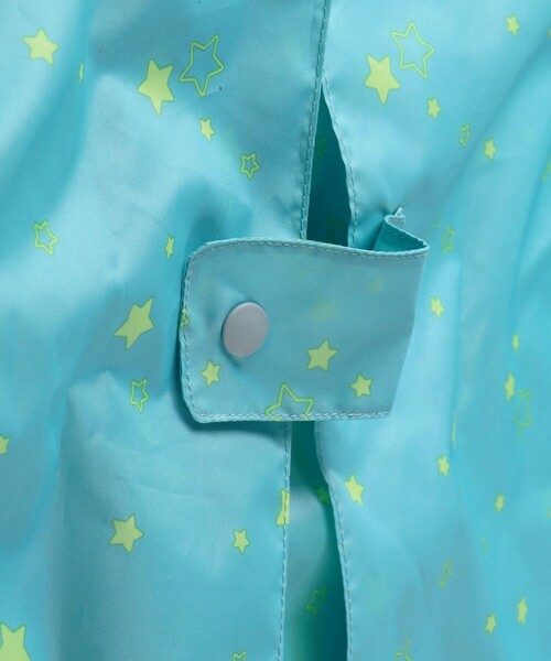 BRANSHES（ブランシェス）の「【撥水】星柄レインコート（レインコート/ポンチョ・キッズ・エメラルド・S/L/M）」の12枚目の写真