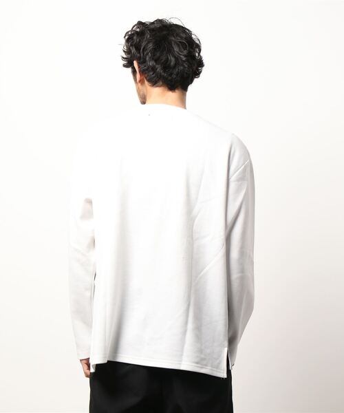 GGD(ジージーディー)の「ポンチクレイジー切り替えL/ST-shirt(Tシャツ/カットソー・メンズ・ホワイト/ブラック・L/M)」の3枚目の写真